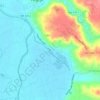 Mappa topografica Vala principal, altitudine, rilievo