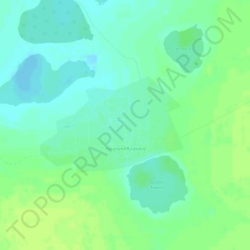Mappa topografica Арылах (Жархан), altitudine, rilievo