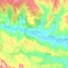 Mappa topografica Bhima, altitudine, rilievo