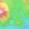 Mappa topografica Laguna Comedero, altitudine, rilievo