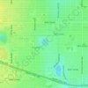 Mappa topografica Dupree Park, altitudine, rilievo