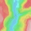 Mappa topografica Snohoosh Lake, altitudine, rilievo