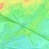 Mappa topografica Bridgwater Road Fields, altitudine, rilievo