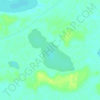 Mappa topografica озеро Черное, altitudine, rilievo
