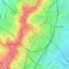 Mappa topografica Intermediate Lake, altitudine, rilievo