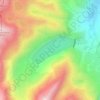 Mappa topografica Lago di Lucendro, altitudine, rilievo
