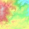 Mappa topografica Vereda La Mina, altitudine, rilievo