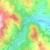 Mappa topografica Diga del Molato, altitudine, rilievo