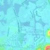 Mappa topografica Swan Lake, altitudine, rilievo