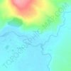 Mappa topografica Курган, altitudine, rilievo