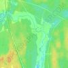 Mappa topografica Озерешно, altitudine, rilievo