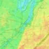 Mappa topografica Praterinsel, altitudine, rilievo