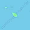 Mappa topografica Bird Island, altitudine, rilievo
