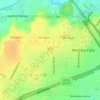 Mappa topografica Bridwell Park, altitudine, rilievo