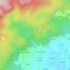 Mappa topografica Milengrad, altitudine, rilievo