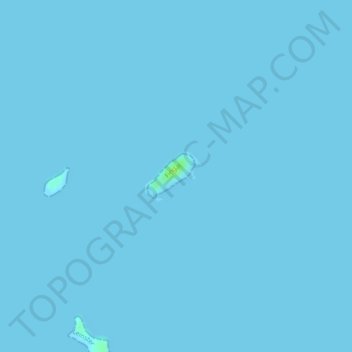 Mappa topografica Saint Patrick's Island, altitudine, rilievo