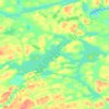 Mappa topografica Warwick Lake, altitudine, rilievo