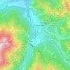 Mappa topografica Valle Gesso di Entraque, altitudine, rilievo