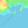 Mappa topografica Knocknagoneen, altitudine, rilievo