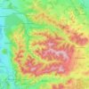 Mappa topografica Adelegg, altitudine, rilievo
