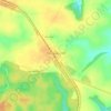 Mappa topografica Пристанционный, altitudine, rilievo