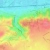 Mappa topografica Bostall Woods, altitudine, rilievo