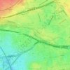Mappa topografica Meanwhile Gardens, altitudine, rilievo