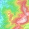 Mappa topografica Meixido-Freires, altitudine, rilievo
