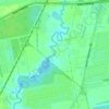 Mappa topografica Cedar Bayou, altitudine, rilievo