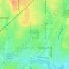 Mappa topografica Colleyville City Park, altitudine, rilievo