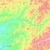 Mappa topografica Бурея, altitudine, rilievo