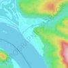 Mappa topografica Радде, altitudine, rilievo