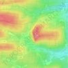 Mappa topografica Kleine Kalmit, altitudine, rilievo