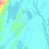 Mappa topografica Río Boque, altitudine, rilievo