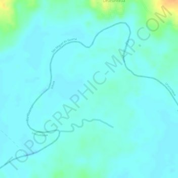 Mappa topografica Rio Guamá, altitudine, rilievo
