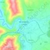 Mappa topografica Paços do concelho, altitudine, rilievo