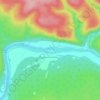 Mappa topografica Нижняя Ослянка, altitudine, rilievo