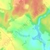 Mappa topografica Арбеково, altitudine, rilievo