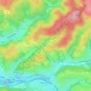 Mappa topografica Monsau, altitudine, rilievo