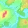 Mappa topografica Корелы, altitudine, rilievo
