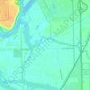 Mappa topografica Des Plaines State Fish and Wildlife Area, altitudine, rilievo