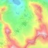 Mappa topografica Lac Nère, altitudine, rilievo