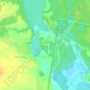 Mappa topografica Межозёрный, altitudine, rilievo