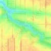 Mappa topografica Средний Челбас, altitudine, rilievo