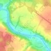 Mappa topografica Городилово, altitudine, rilievo