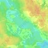 Mappa topografica озеро Ёди, altitudine, rilievo