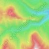Mappa topografica Ачешбок, altitudine, rilievo