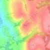 Mappa topografica Паюсово, altitudine, rilievo