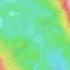 Mappa topografica Coyote Lake, altitudine, rilievo
