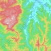 Mappa topografica Buckland River, altitudine, rilievo